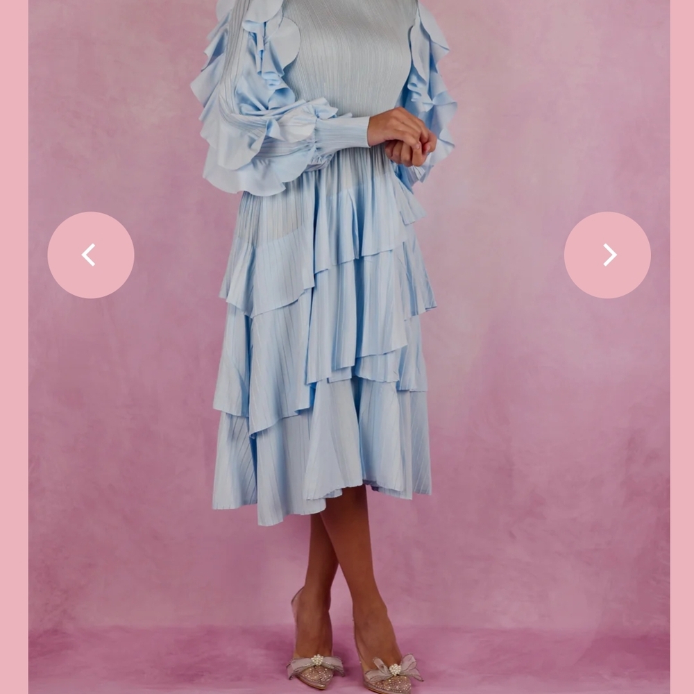 Oh So Modest Blue Sophi Dress